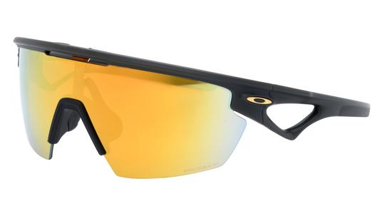 Lunettes de soleil Oakley Mixte Noir Rectangle Oo9403 Trois-Quart