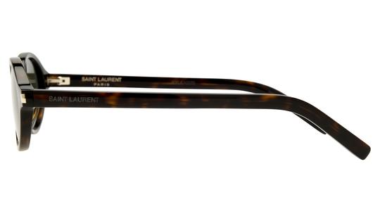 Lunettes de soleil Saint Laurent Mixte Écaille Ovale SL Gauche