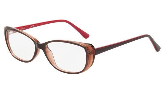 Lunettes de vue Alternance Femme Marron Rectangle Alt25112 Trois-Quart