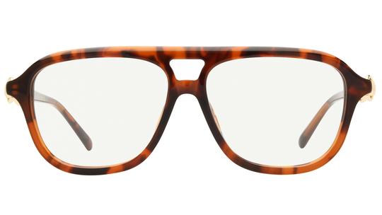 Lunettes de vue Gucci Femme Écaille Aviateur Gg2216O Face