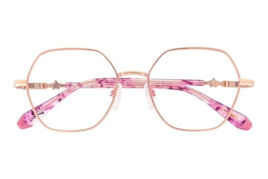 Lunettes de vue Barbie  Or Wayfarer BAMM012D33 Face