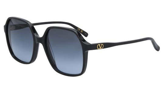 Lunettes de soleil Valentino Femme Gris Carré Vg0018S Trois-Quart