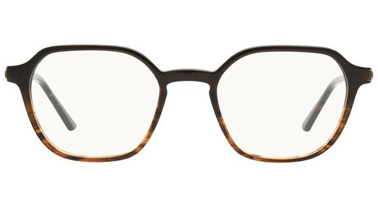 Lunettes de vue Signature Krys Homme Marron Carré Com2501 Face