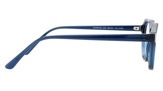 Lunettes de vue Krys Origine Homme Bleu Pantos Kor2405 Droite