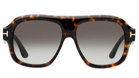 Lunettes de soleil Tom Ford Femme Écaille Aviateur FT1324 Face