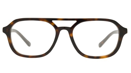 Lunettes de vue Gucci Homme Écaille Aviateur GG1673O Face