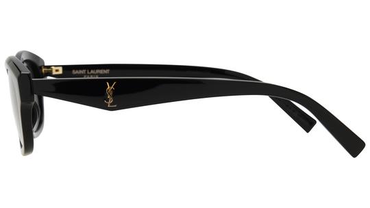 Lunettes de soleil Saint Laurent Femme Noir Rectangle sl Gauche
