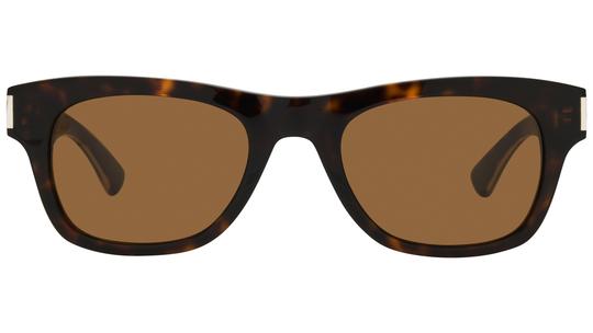 Lunettes de soleil Saint Laurent Homme Écaille Rectangle sl Face