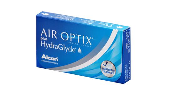 Lentilles de contact Air Optix Plus HydraGlyde 