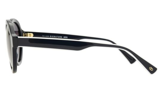 Lunettes de soleil Signature Krys Femme Bleu Ronde skj2611-f Gauche