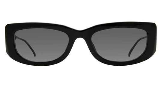 Lunettes de soleil Prada Femme Noir Rectangle Pr14Ys Face