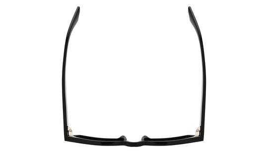 Lunettes de soleil Saint Laurent Mixte Noir Rectangle SL Dessus