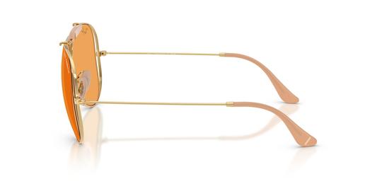 Lunettes de soleil Ray-Ban Mixte Or Aviateur RB3138M Gauche