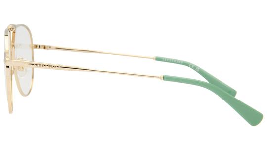 Lunettes de vue Longchamp Femme Or Aviateur LO2187 Gauche