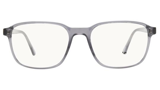 Lunettes de vue Krys Origine Homme Gris Rectangle Ess2501 Face