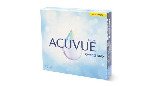 Lentilles de contact 1 Day Acuvue Oasys Max Multifocal Medium Boîte de 90
