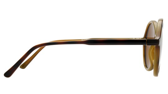 Lunettes de soleil Alternance Femme Écaille Ronde Alt25203 Droite