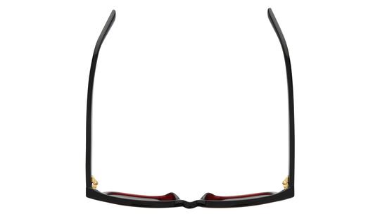 Lunettes de soleil Gucci Femme Noir Papillon Gg2102S Dessus