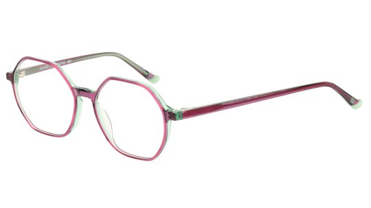 Lunettes de vue Signature Krys Femme Transparent Carré Kis2408 Trois-Quart