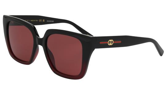 Lunettes de soleil Gucci Femme Noir Papillon Gg2102S Trois-Quart