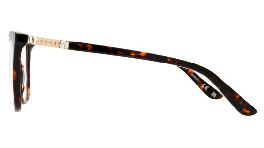 Lunettes de vue Guess Femme Écaille Carré GU50197 Gauche