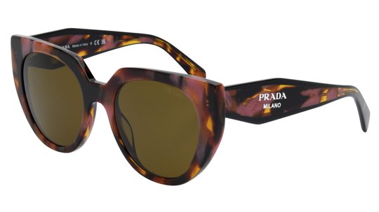 Lunettes de soleil Prada Femme Écaille Papillon Pr14Ws Trois-Quart