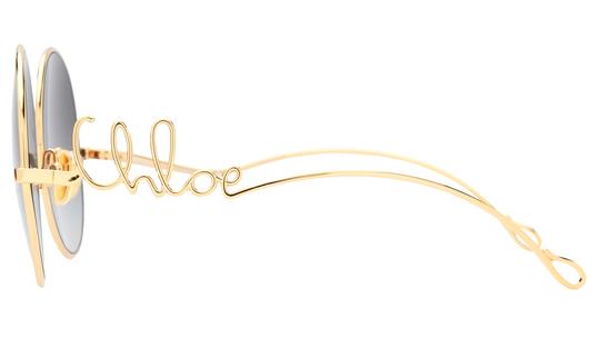 Lunettes de soleil Chloé Femme Or Pantos CH0329S Gauche