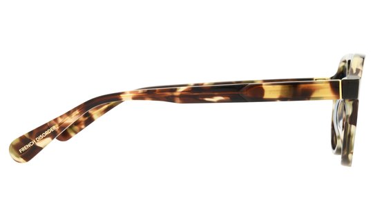 Lunettes de soleil French Disorder Mixte Écaille Aviateur Fd2501/S Droite