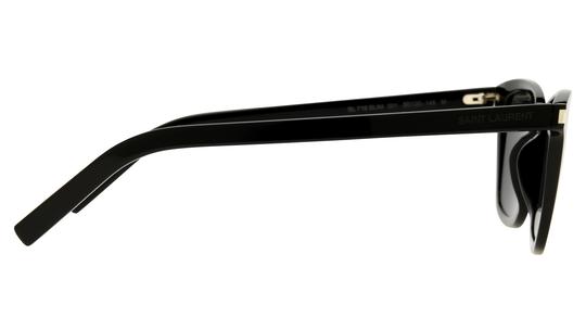 Lunettes de soleil Saint Laurent Mixte Noir Rectangle SL Droite
