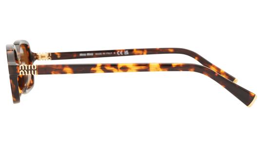 Lunettes de soleil Miu Miu Femme Écaille Rectangle MU Gauche