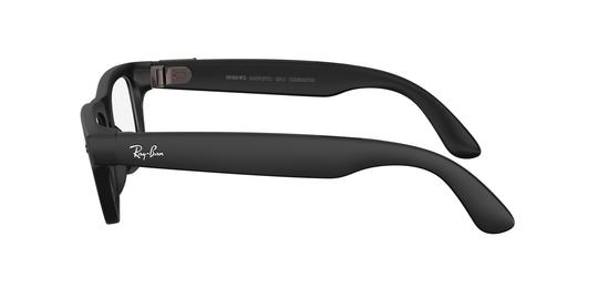 Lunettes de vue Ray-Ban Meta Mixte Noir Rectangle Rw7001 Gauche