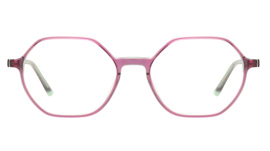 Lunettes de vue Signature Krys Femme Transparent Carré Kis2408 Face