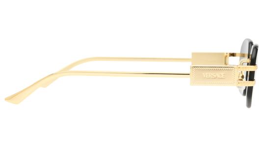 Lunettes de soleil Versace Femme Or Ovale VE2274 Droite