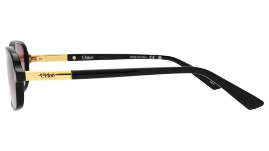 Lunettes de soleil Chloé Femme Noir Rectangle ch0363s Gauche