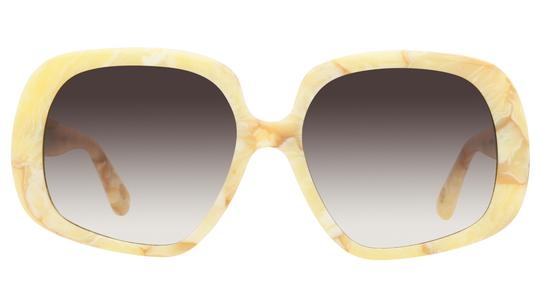 Lunettes de soleil Signature Krys Femme Écaille Oversize brigitte Face