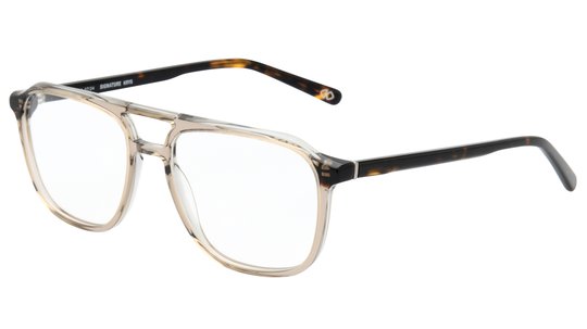 Lunettes de vue Signature Krys Homme Marron Aviateur Com2403 Trois-Quart