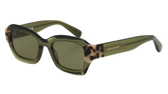 Lunettes de soleil Longchamp Femme Vert Papillon LO749S Trois-Quart