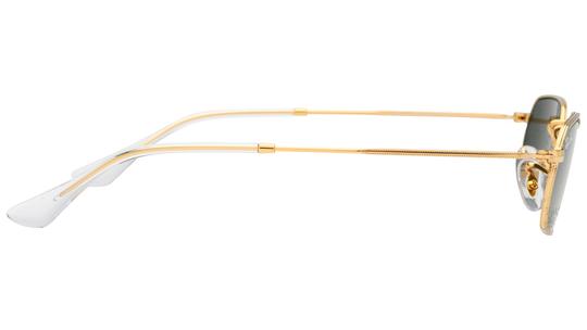 Lunettes de soleil Ray-Ban Mixte Or Rectangle RB3947 Droite