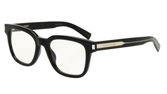 Lunettes de vue Saint Laurent Homme Noir Rectangle SL Trois-Quart