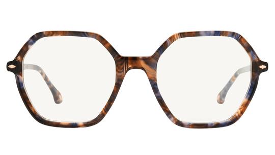 Lunettes de vue ba&sh Femme Écaille Ronde BA1081 Face