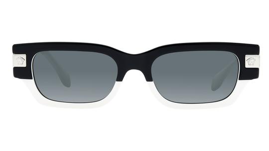 Lunettes de soleil Versace Homme Noir Rectangle VE4465 Face