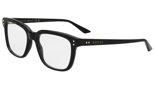 Lunettes de vue Gucci Homme Noir Rectangle Gg2131O Trois-Quart