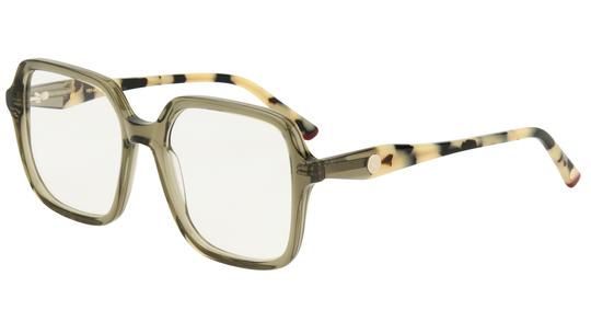 Lunettes de vue Siralya Femme Vert Carré Sir2507 Trois-Quart