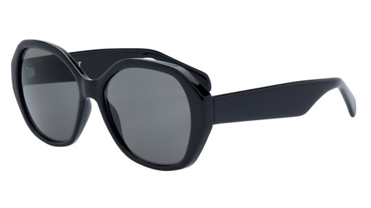 Lunettes de soleil Alternance Femme Noir Carré Alt24215 Trois-Quart