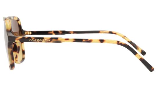Lunettes de soleil Dolce&Gabbana Femme Écaille Carré dg4539 Gauche