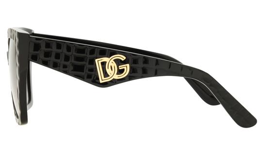 Lunettes de soleil Dolce&Gabbana Femme Noir Carré DG4438 Gauche