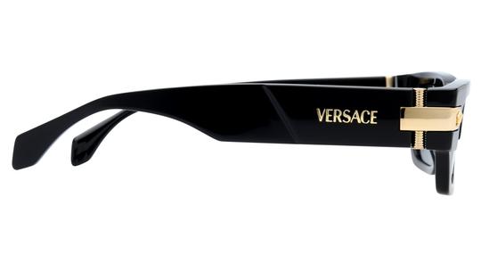 Lunettes de soleil Versace Homme Noir Rectangle Ve4465 Droite