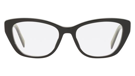 Lunettes de vue Prada Femme Noir Papillon pr19wv Face