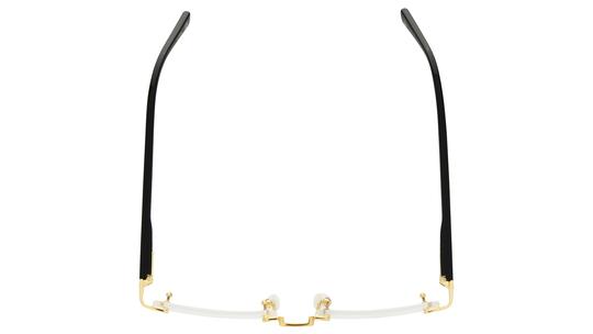 Lunettes de vue L'Atelier du Faubourg Homme Gris Rectangle Adf2604 Dessus