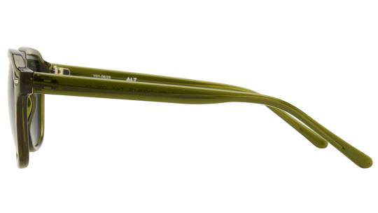 Lunettes de soleil Alternance Mixte Transparent Rectangle alt26202 Gauche